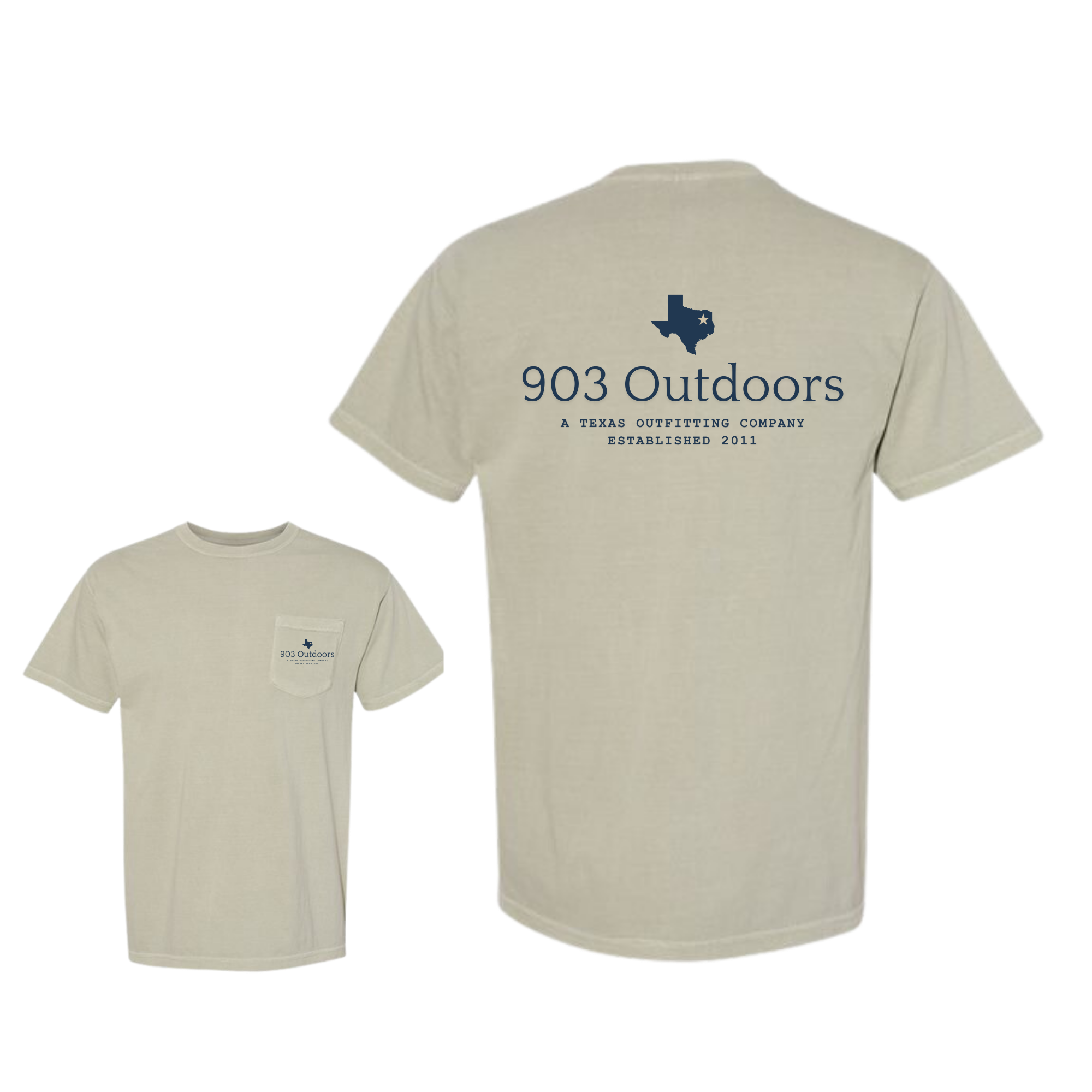 903- Graphic Comfort Colors Pocket Tee