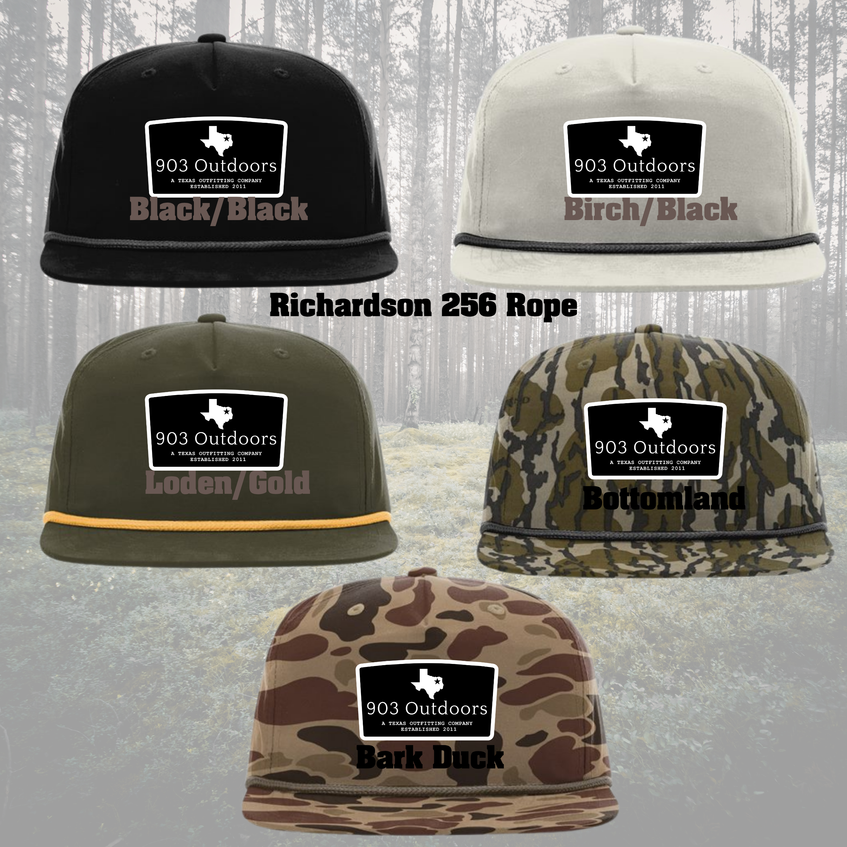 903 Patch Rope Hats